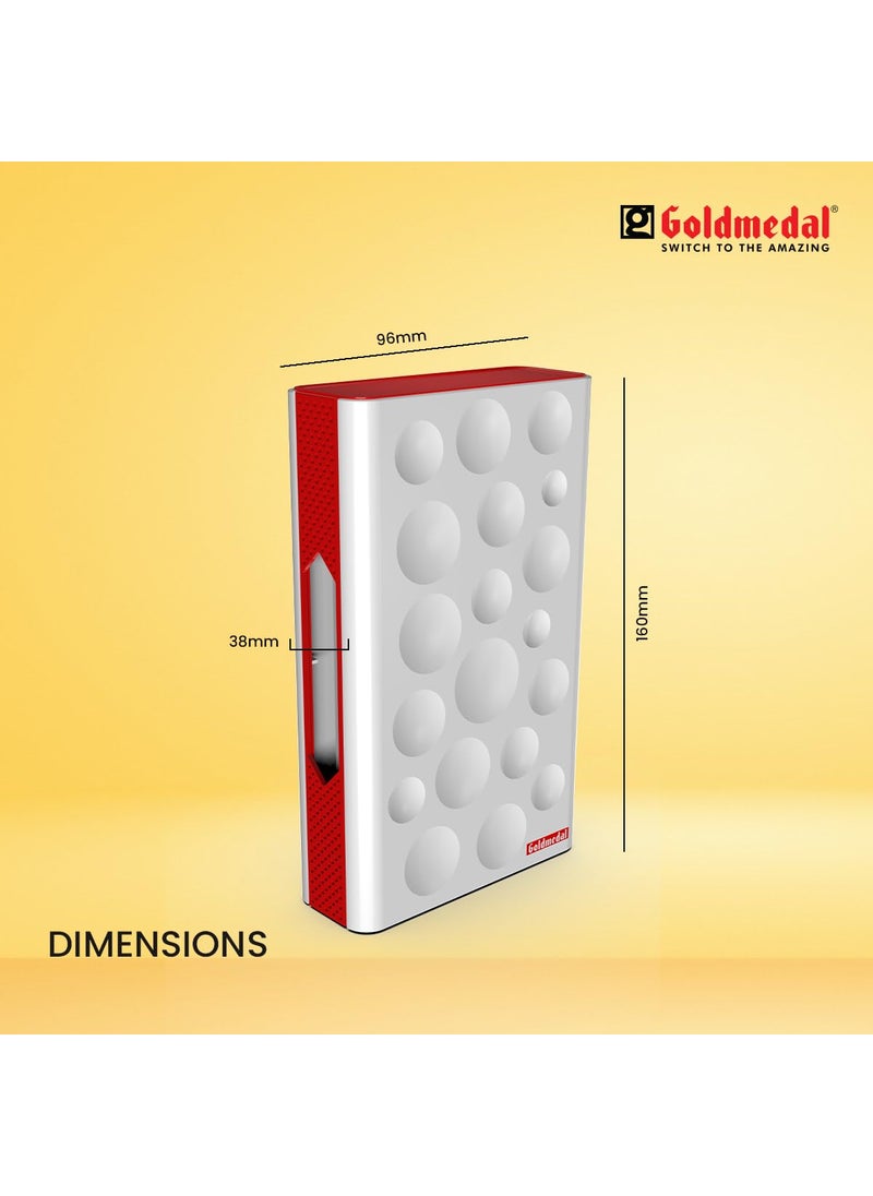 GOLD MEDAL Goldmedal GSpot Stereophonic Ding Dong Door Bell for Home with Pleasant Sound Easy to Install Door Bell for Home Office Long lasting And Reliability White Red Pack of 1  - Image 4