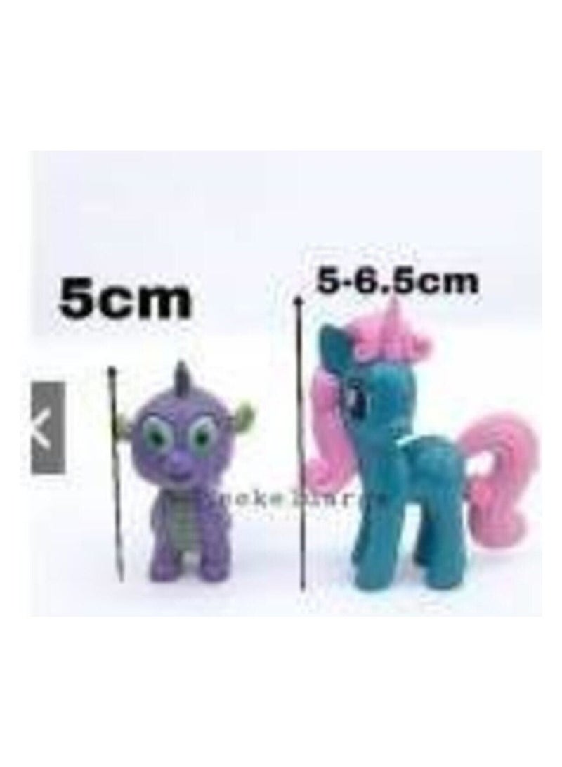 بوني مجموعة رحلة طريق قوس قزح بمقياس 2 بوصة، عبوة من 12 شخصية لامعة - Image 3