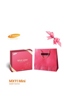 X-Inova MX11 mini Luxury Smart Watch with multicolor Straps - Pink Case  - Image 3