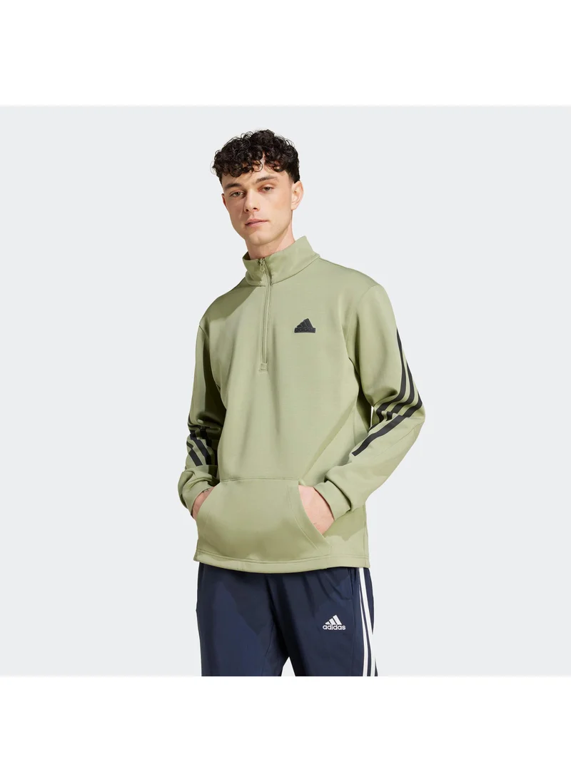 Adidas Future Icon 3 Stripe Sweatshirt