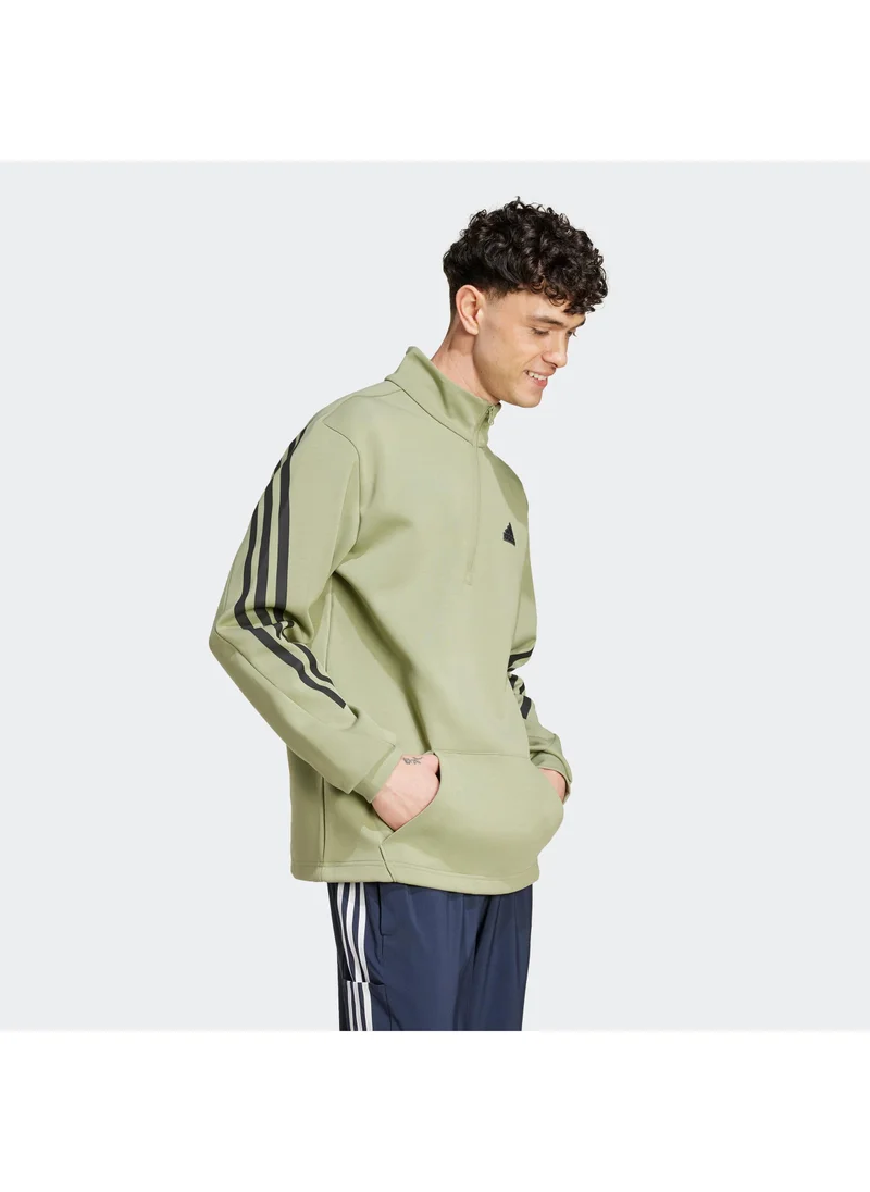 Adidas Future Icon 3 Stripe Sweatshirt