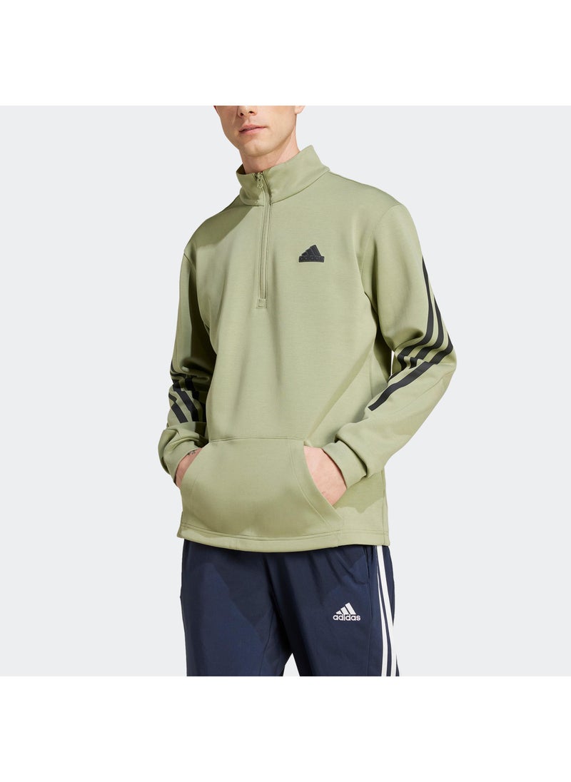 Adidas Future Icon 3 Stripe Sweatshirt  - Image 3