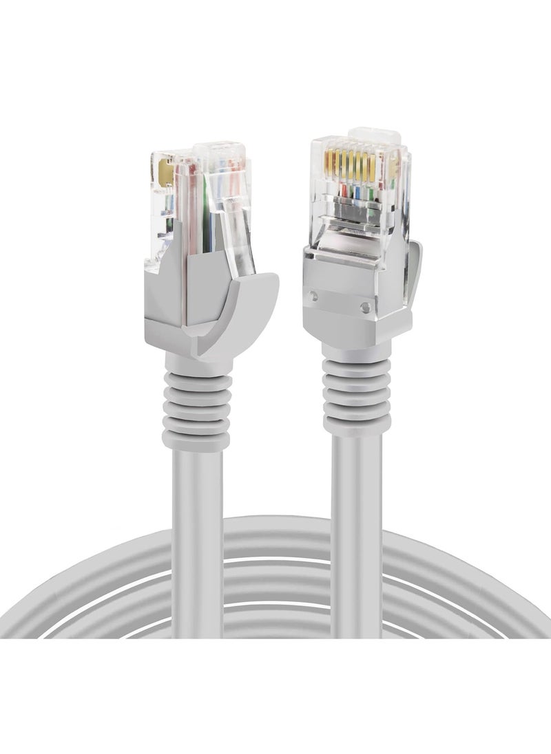 LEDIN High Speed [10M/32.81 Feet] RJ45 cat6 Ethernet Patch Cable LAN Cable Compatible for PS4/PS3, Nintendo Switch, Raspberry Pi 4, Smart TV, Computer, Modem, Router, Gray  - Image 1