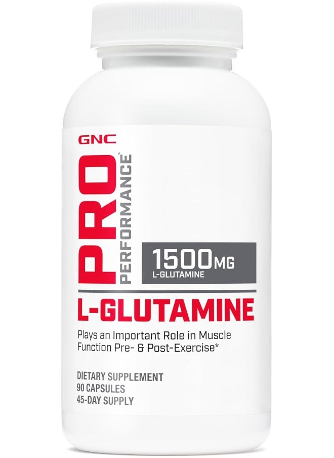 GNC PRO PERFORMANCE L-GLUTAMINE 1500 MG  - Image 1