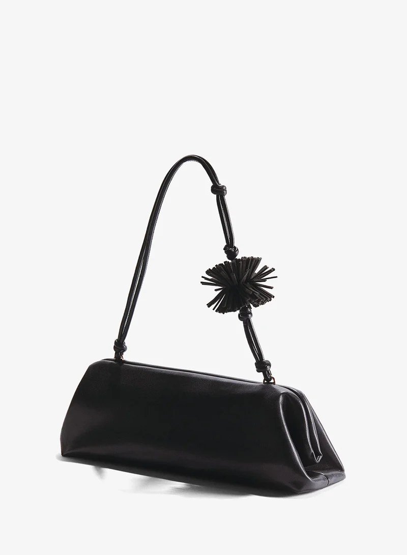 H&M  Pompom-detail shoulder bag for Women | Best Price UAE