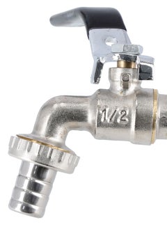 GEEPAS Drain Cock Solid Metal Lever Handle with Ball Valve Cartridge, Wall Mounted Tap Ideal for Residential and Commercial Use  - Image 3