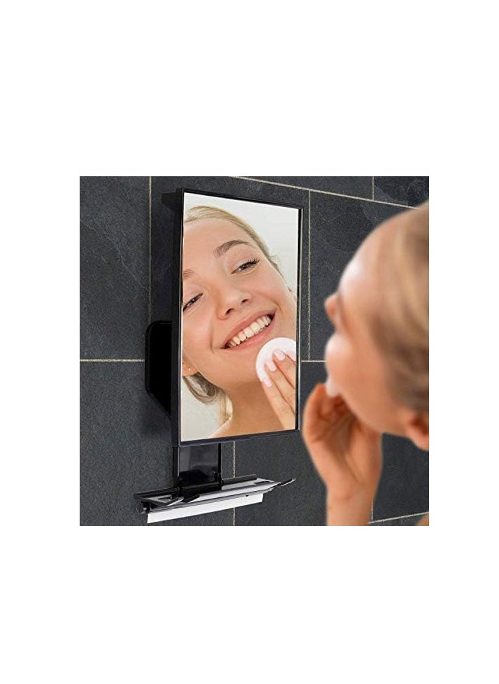 ToiletTree Products - ToiletTree Products Fogless Shower Mirror - Anti-Fog Mirror - Adjustable Shaving Mirror with a Squeegee - Rust-Proof, Impact-Resistance Bathroom Shower Mirror - Tall - Image 1