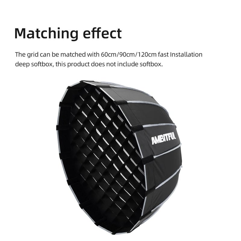 أمبيتيفول صندوق إضاءة ناعم Ambitful, for 90cm Softbox - Image 5