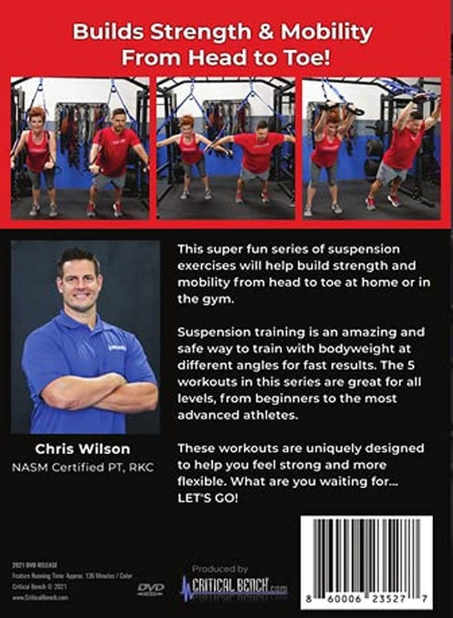 CRITICAL BENCH.COM CRITICAL BENCH at Home Suspension Strap Workout DVD Full Body Workout Build Strength & Mobility from Head to Toe - Image 2
