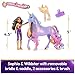 Unicorn Academy مجموعة قوة الصداقة من أكاديمية اليونيكورن صوفيا وايلدستار أفكار هدايا عيد الفصح دمى ألعاب يونيكورن تتضمن سرج شفاف و 2 ملحقات قوة - Image 4