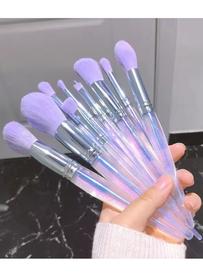 Goolsky 10pcs/set Fashion Makeup Brushes Eyeshadow Foundation Powder Eyebrow Brush Professional Tool - Image 2