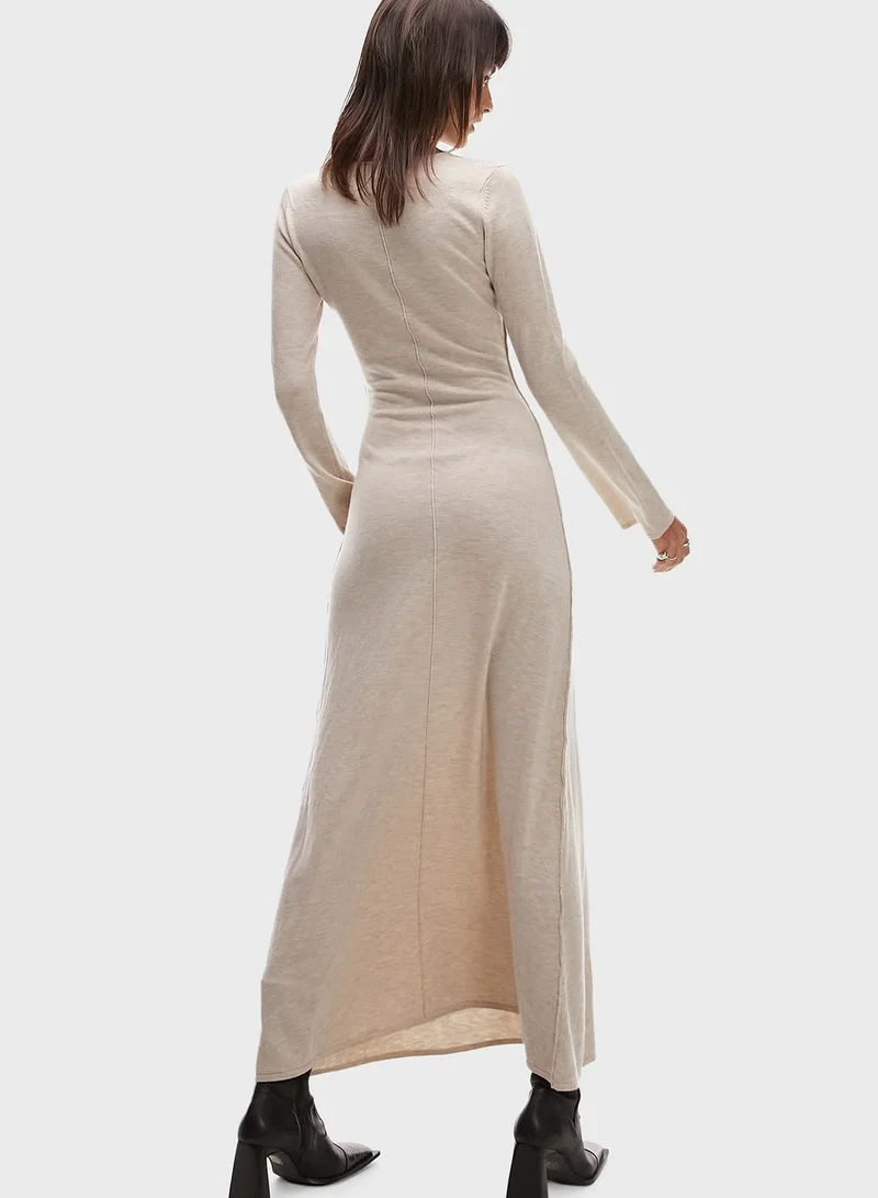 TOPSHOP V-Neck Dress