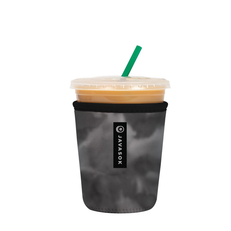 Sok It Java Sok Iced Coffee & Cold Soda Insulated Neoprene Cup Sleeve (Shades of Gray  Small: 16-20oz) - Image 1