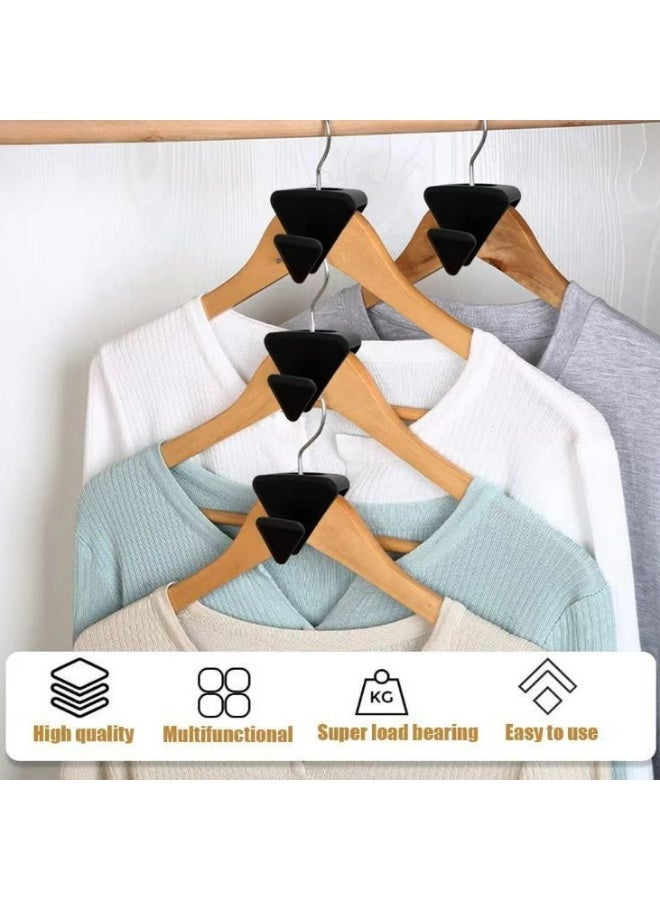 20pcs sruby space triangle connecting hooks, multifunctional wardrobe drying rack stacking - Image 4