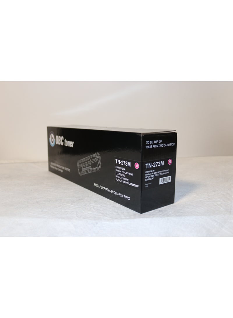 OBC Compatible Magenta Laser Toner Cartridge Replacement for BROTHER TN-273M; Prints up to 1400 pages in professional color quality - Image 4
