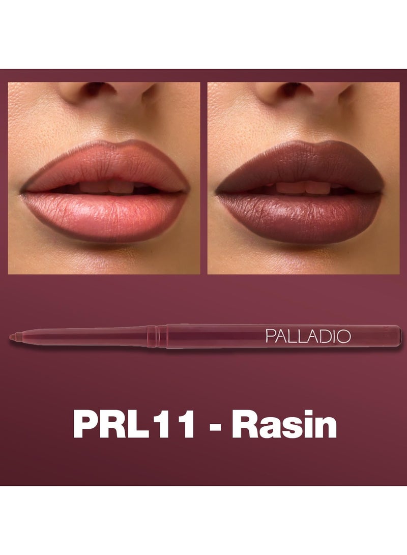 بالاديو قلم تحديد الشفاه القابل للسحب والمقاوم للماء من بالاديو، PRL11 (زبيب) - Image 2