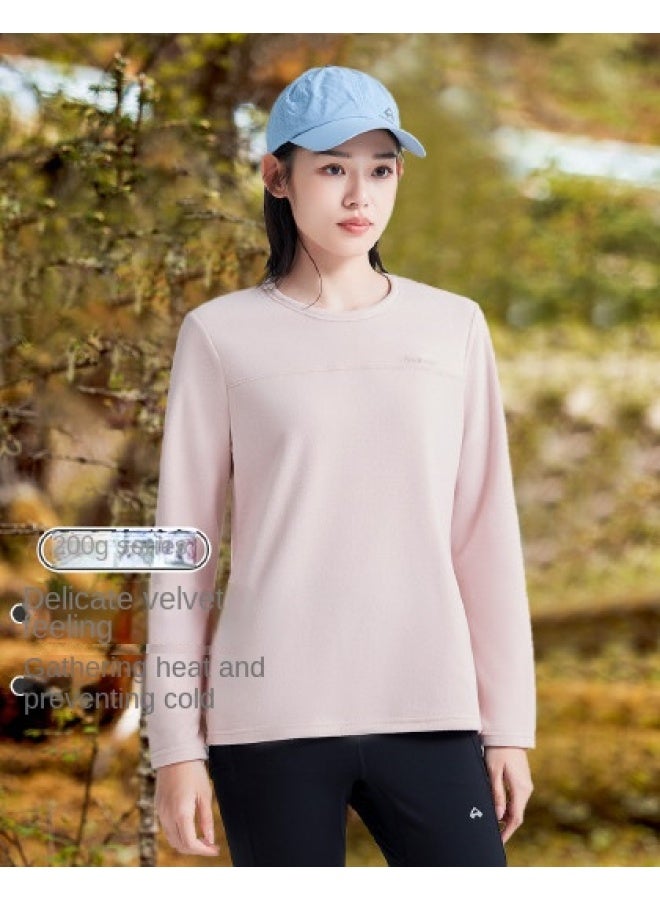 Lightweight Fleece】autumn Outdoor Sports Base Layer T-shirt - Warm, Stylish & Versatile - Image 1