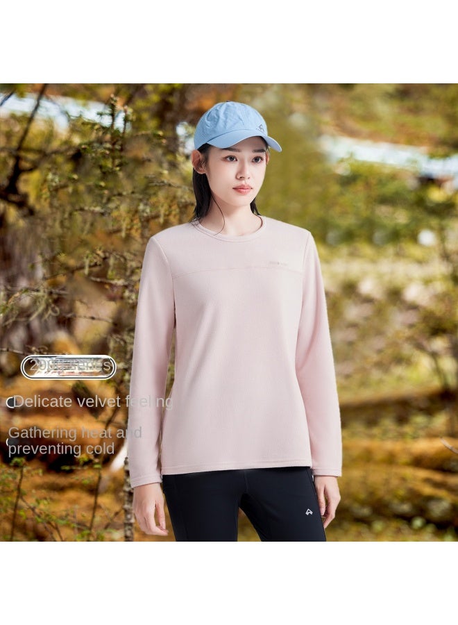 Lightweight Fleece】autumn Outdoor Sports Base Layer T-shirt - Warm, Stylish & Versatile - Image 2