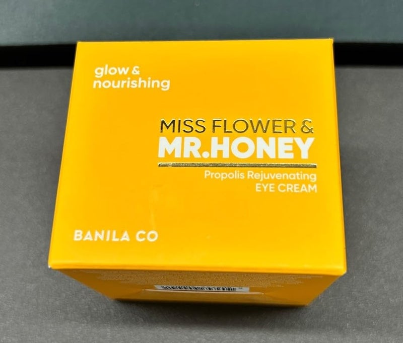 BANILA CO Miss Flower Mr Honey Propolis Rejuvenating Eye Cream Nourishing Moisturizer with Propolis Extract Royal Jelly Hydrating Korean Skincare for Youthful Radiance 20 ml 067 oz - Image 2