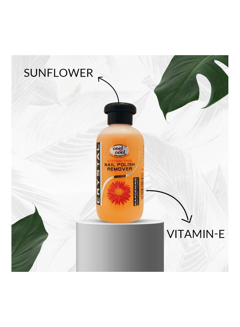 Cool & Cool مزيل طلاء الأظافر كول اند كول برائحة عباد الشمس 100 مل - Image 2