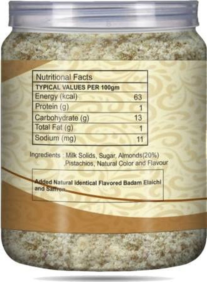Brew Lab Delicious Ready to Use Badam Milk Mix with Real pieces of Badam and Flavour of Kesar, Pista, Elaichi | Almond Milk | Flavored Milk Powder | Chabeel Powder-250 gm - Image 3