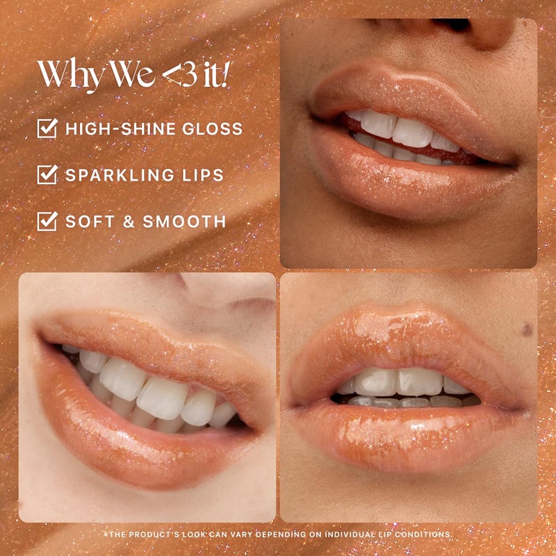 Nature Republic HONEY MELTING LIP GLITTER (14 MAPLE) SOFT LIP STICK Hydrating Gloss, Moisturizing balms, Shine Glimmer Finish, Shimmery-Sheer tint, korean make up - Image 4