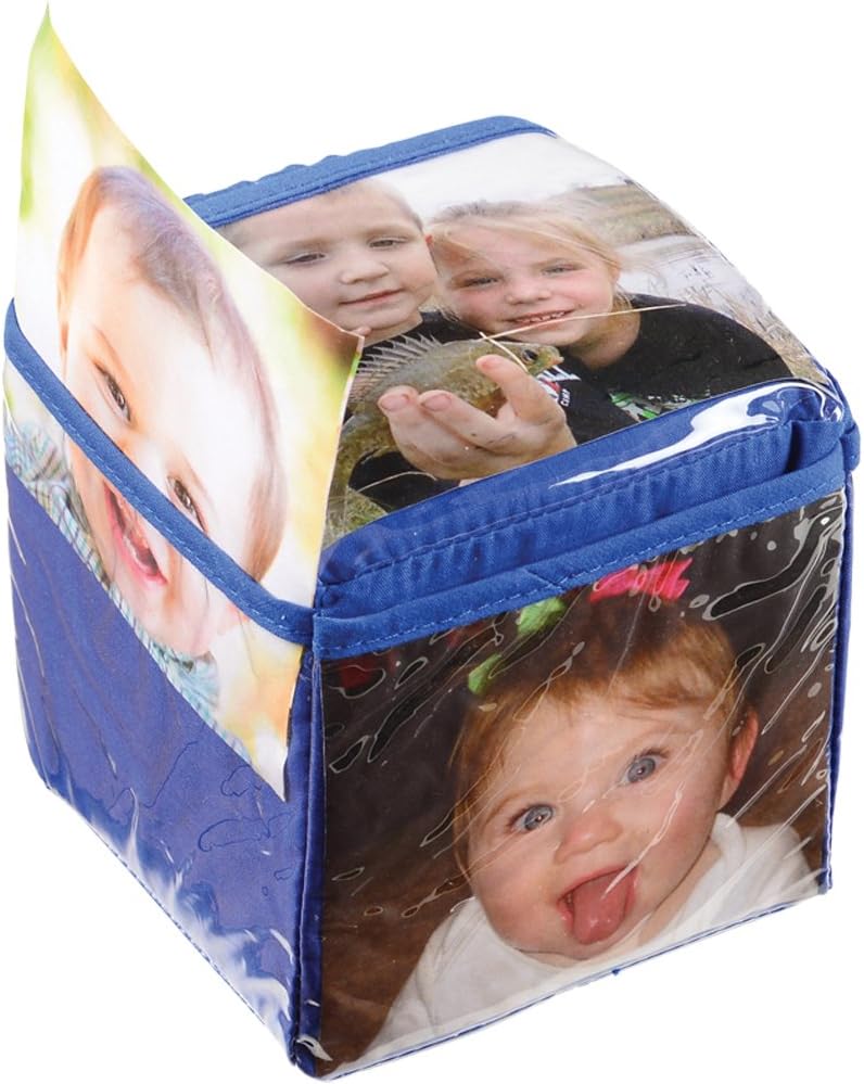 Constructive Playthings Foam Stacking Blocks with Photo Pockets - 4 Piece Set for Ages 12 Months and Up - Image 4