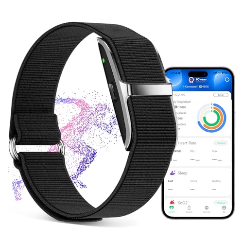 VUHIGIB Smart Health Wristband, Wearable Activity & Fitness Tracker 24/7 Heart Rate Blood Oxygen Blood Pressure Temp Monitor Sleep Calorie Tracker 50+ Sport Modes Waterproof Health Tracker for Women Men - Image 1