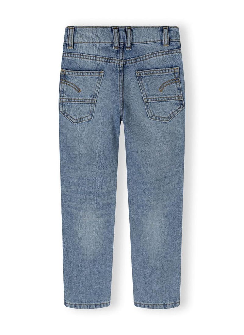 MINOTI Teen Boys' Straight Leg Jeans with Distressed Details - Image 2