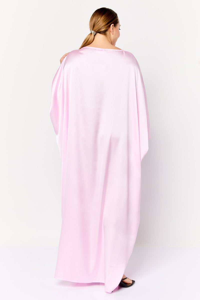 Juicy Couture فستان كفتان عادي للنساء، وردي - Image 2