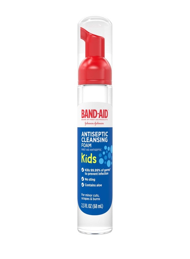 Band-Aid Brand Antiseptic Cleansing Foam for Kids, First Aid Antiseptic Foam Kills Germs to Prevent Infection, with Benzalkonium Cl, No Sting, 2.3 fl. oz - Image 1