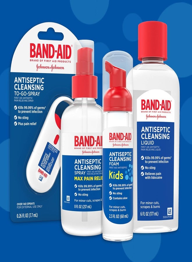 Band-Aid Brand Antiseptic Cleansing Foam for Kids, First Aid Antiseptic Foam Kills Germs to Prevent Infection, with Benzalkonium Cl, No Sting, 2.3 fl. oz - Image 4