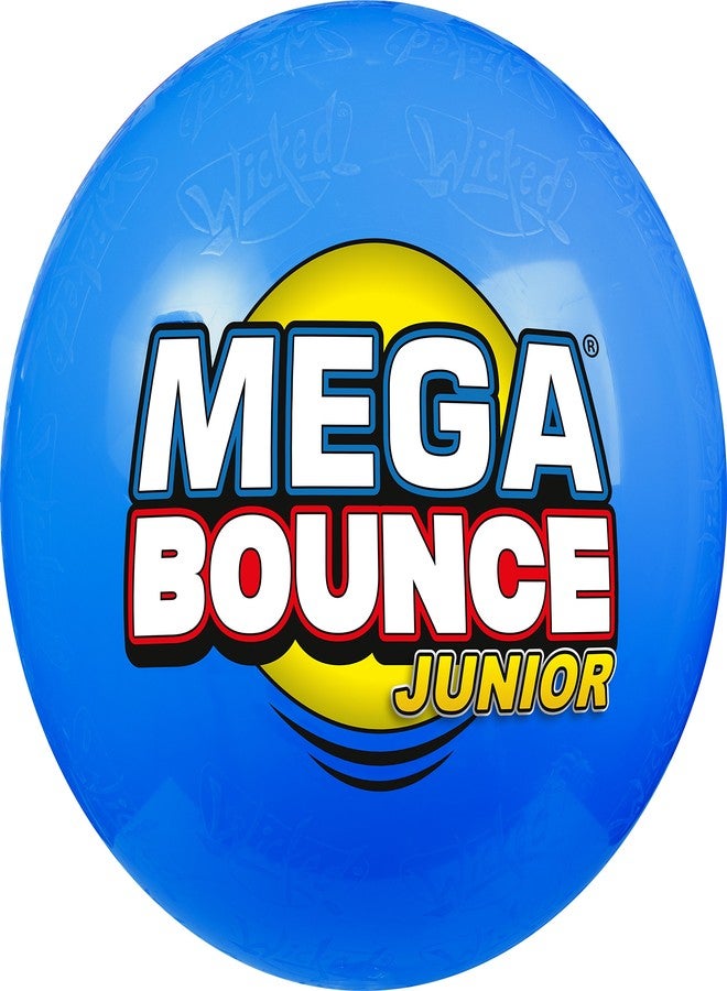Wicked Mega Bounce Junior - The World's Bounciest Inflatable Ball! Large Bounce for Almost All Terrain Bounceability! Super Grip Graphics Outdoor Exercise Ball. Blue or Red - Image 4