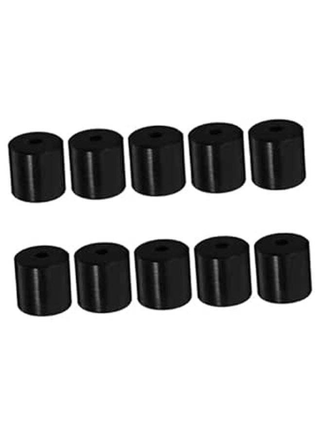 10Pcs Black Silicone Leveling Columns For 3D Printer Heatbed Mount Vibration Dampening - Image 1