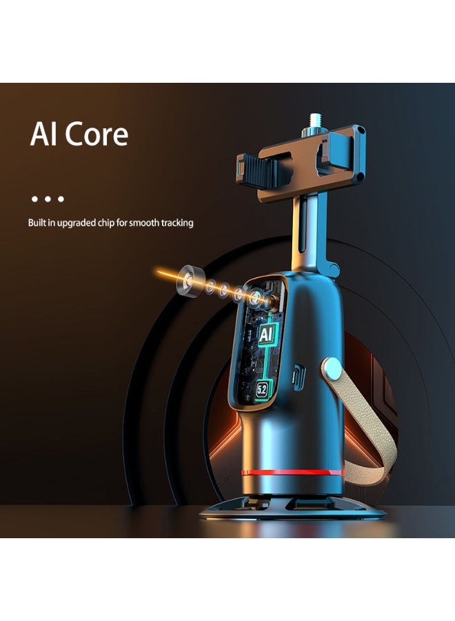 360 degree Auto Face Tracking Selfie Stick Tripod Q03 Black - Image 3