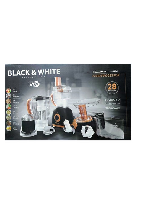 BLACK&WHITE FOOD PROCESSOR FB-2300 BO