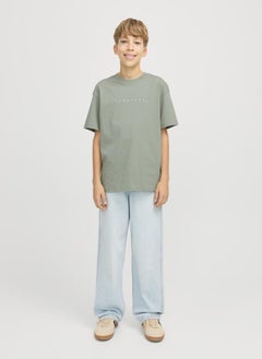 Jack & Jones Junior Kids Logo Crew Neck T-Shirts  - Image 4