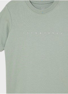 Jack & Jones Junior Kids Logo Crew Neck T-Shirts  - Image 3