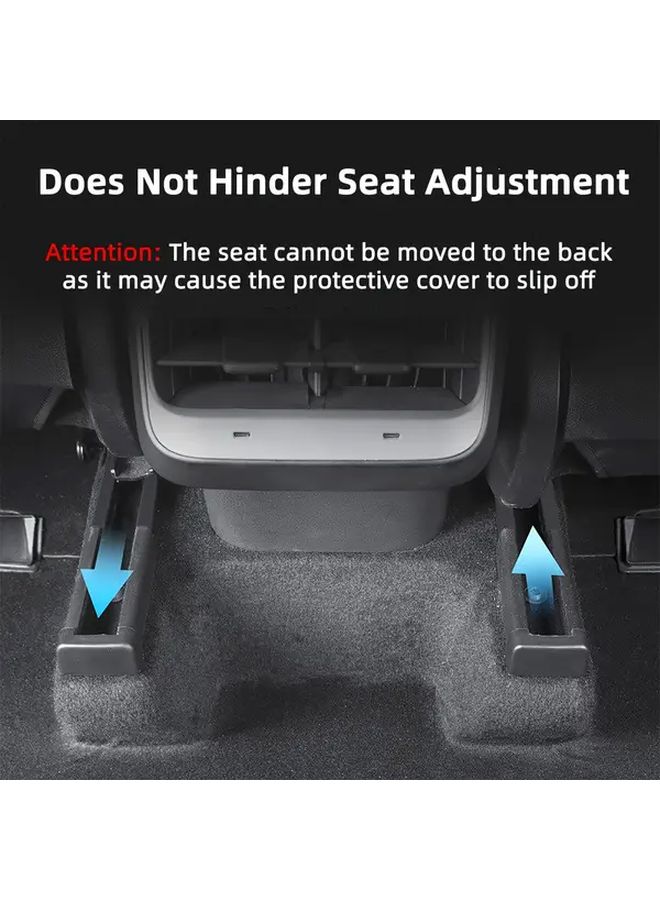 Seat Rail Cover Wheel Anti Kick Protection Plug Set Of 4 Covers With Tools - Image 4