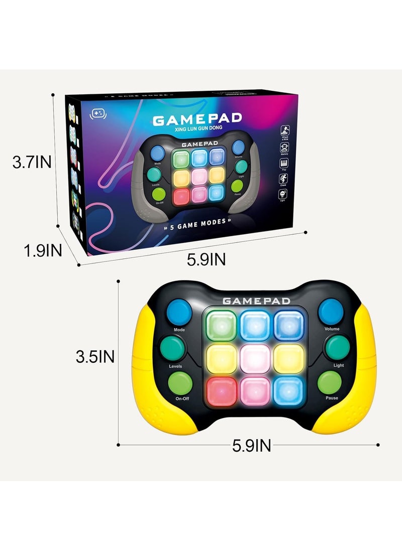 Mr. Penda - Quick Push Pop Light up Games, 5 Mode 999 Level Fast Push Game, Decompression Breakthrough Puzzle Game Machine, The Fidget Game for Kids and Adults, Puzzle Game Machine for Educational and Memory Growth - Image 1
