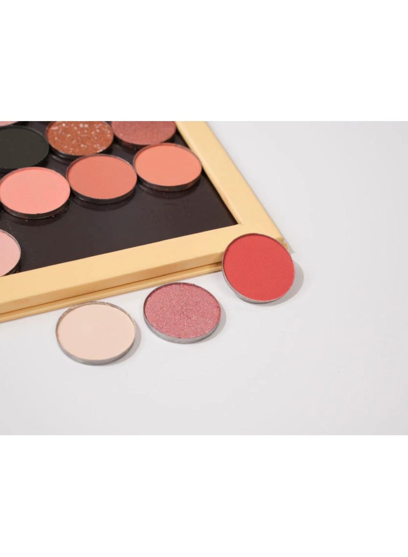 Huitich 35-Color Matte Eyeshadow Palette – Rose, Pearl & Earth Tones - Image 3