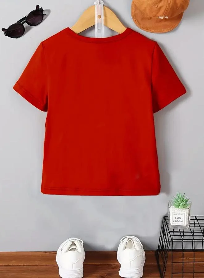 Take Two Take Two Boys Red Graphic Monster Truck T-Shirt