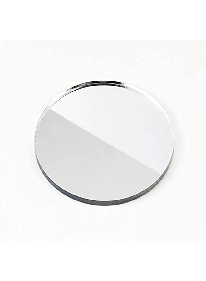 LAMSIT IBDAA Acrylic Circles 3mm Thick 16-Pack (4 Inch, Silver Mirror) - Image 1