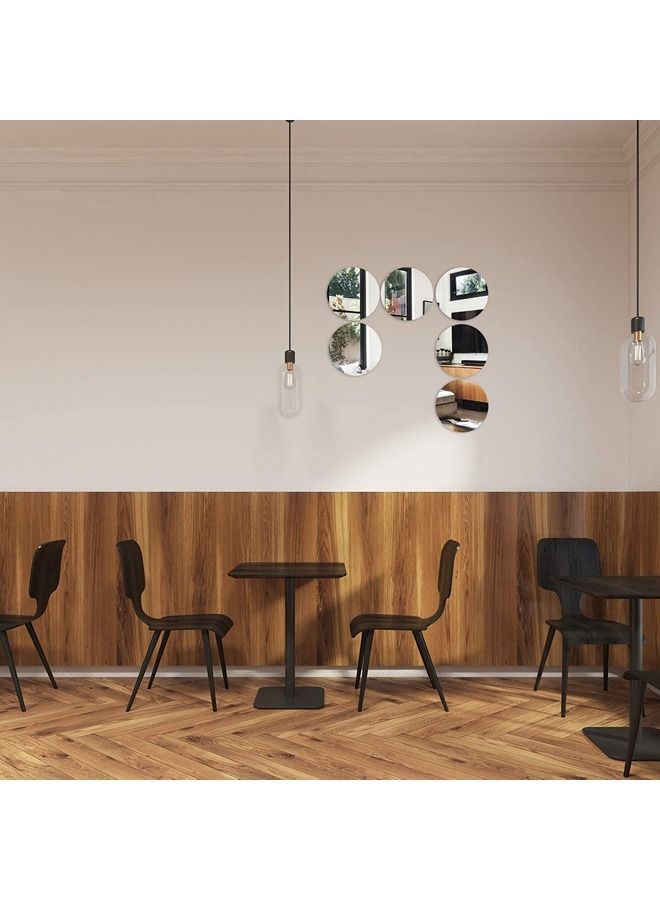 LAMSIT IBDAA Acrylic Circles 3mm Thick 16-Pack (4 Inch, Silver Mirror) - Image 2