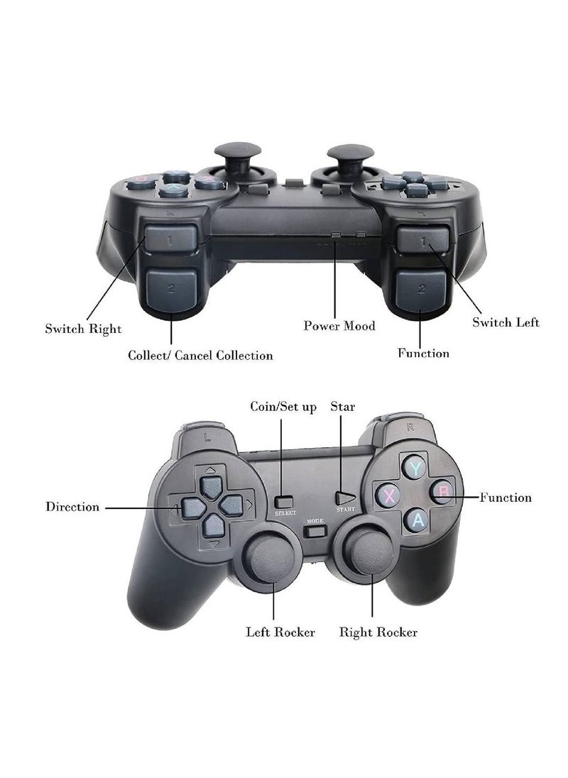 GENNEXT Wireless Retro Game Console Plug and Play Video Game Stick Built in 10000+ Games, 9 Classic Emulators, 4K High Definition HDMI Output for TV with Dual 2.4G Wireless Controllers  - Image 3