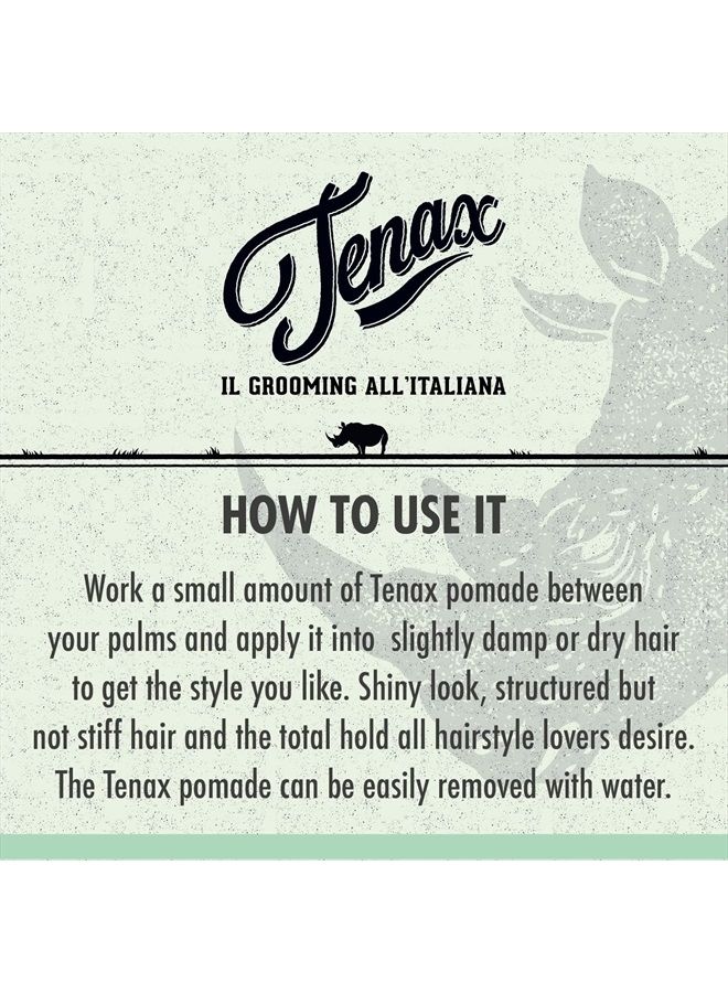 Tenax Water Soluble Pomade, Extra Strong Hold with Maximum Shine, 4.5 oz - Image 4