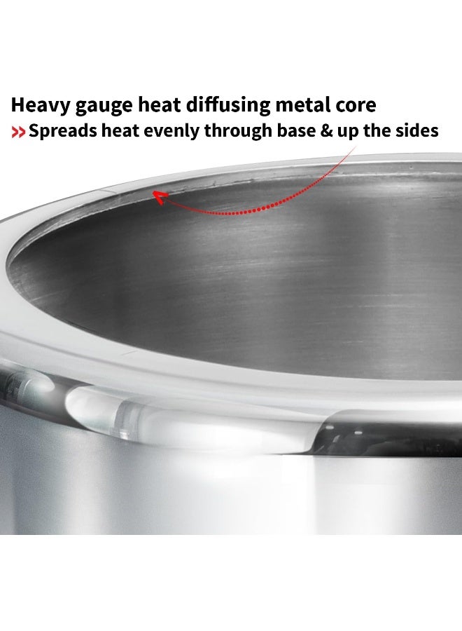 Hawkins وعاء ضغط من الفولاذ المقاوم للصدأ مع غطاء داخلي - Image 5