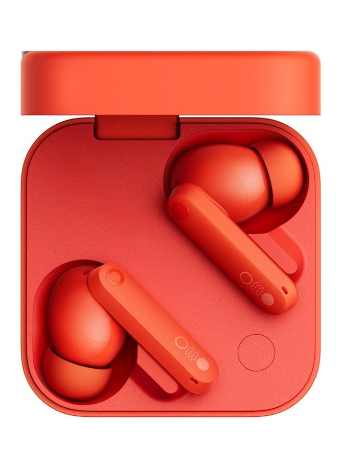 ELTRAZONE Buds Pro 2 True Wireless Earbuds – Clear Voice Technology 2.0, 50dB Smart Active Noise Cancellation, Spatial Audio Effect, Low Latency Mode, Long Battery Life, Integrated Touch Controls – Middle East Version in Stylish Orange for Music & Calls - Image 1