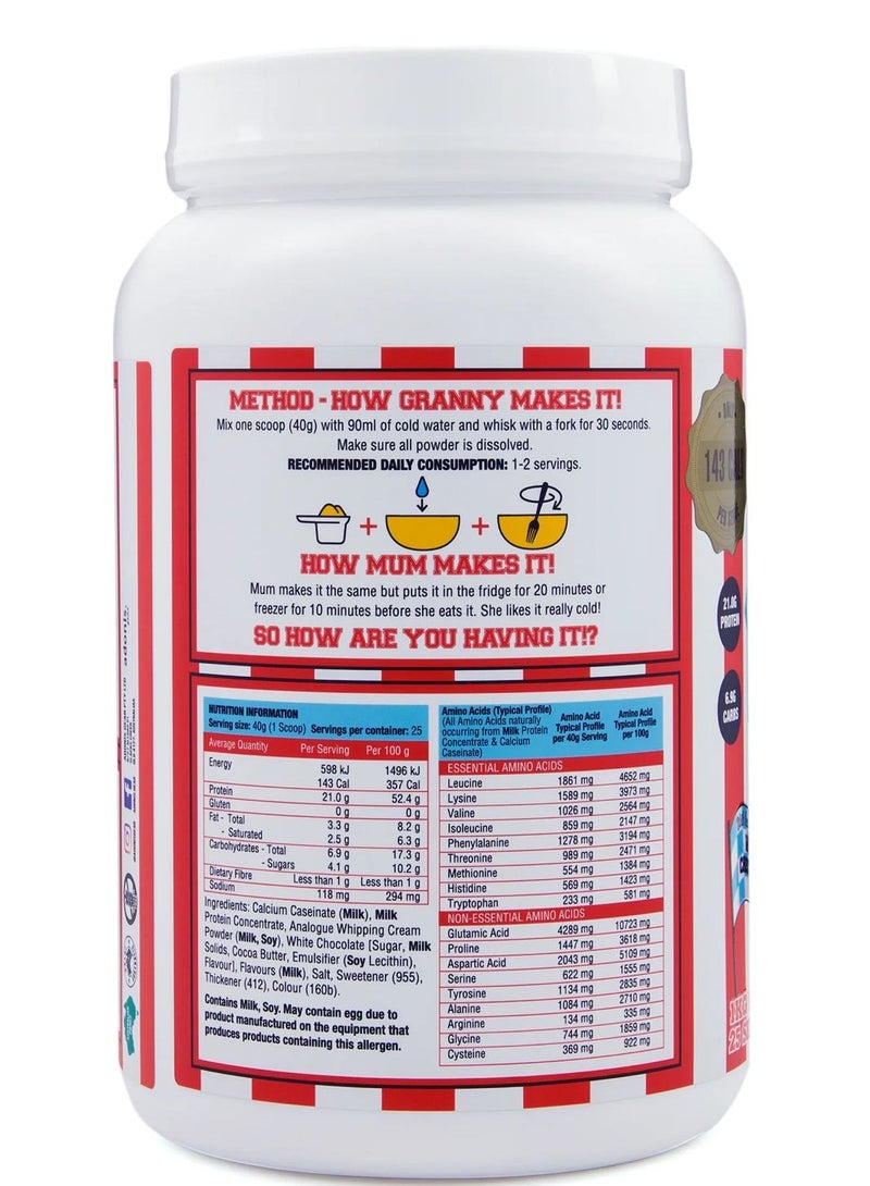 ADONIS PROTEIN COOKIE DOUGH,MANGO VANILA,,25 SERVINGS 1KG - Image 2