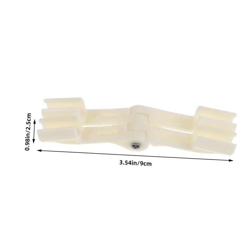 2Pcs Plastic Bed Canopy Fixator Clips For Quick Installation And Net Stabilization - Image 3